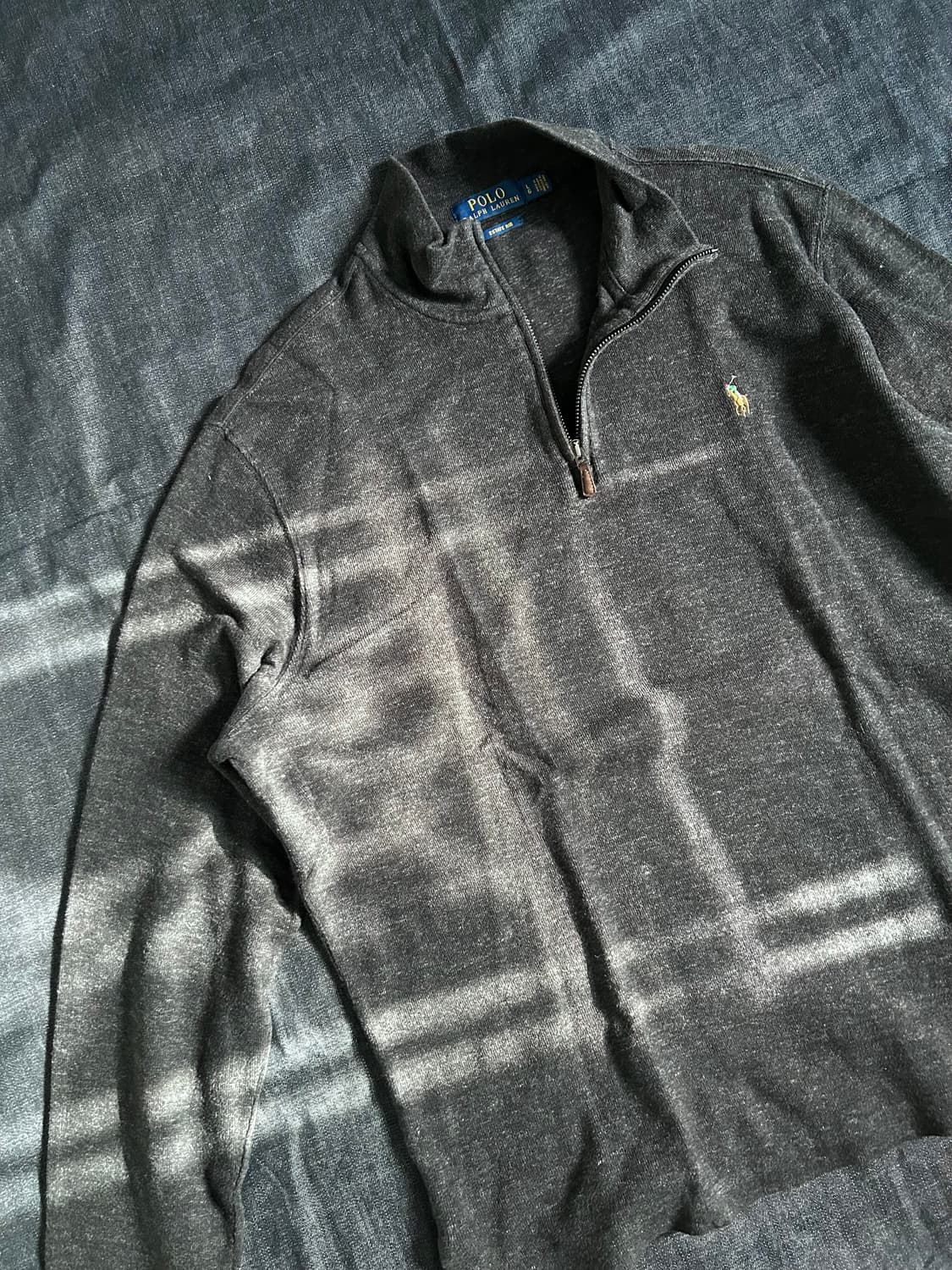 폴로랄프로렌 쿼터집업 코튼 니트 상품이미지2