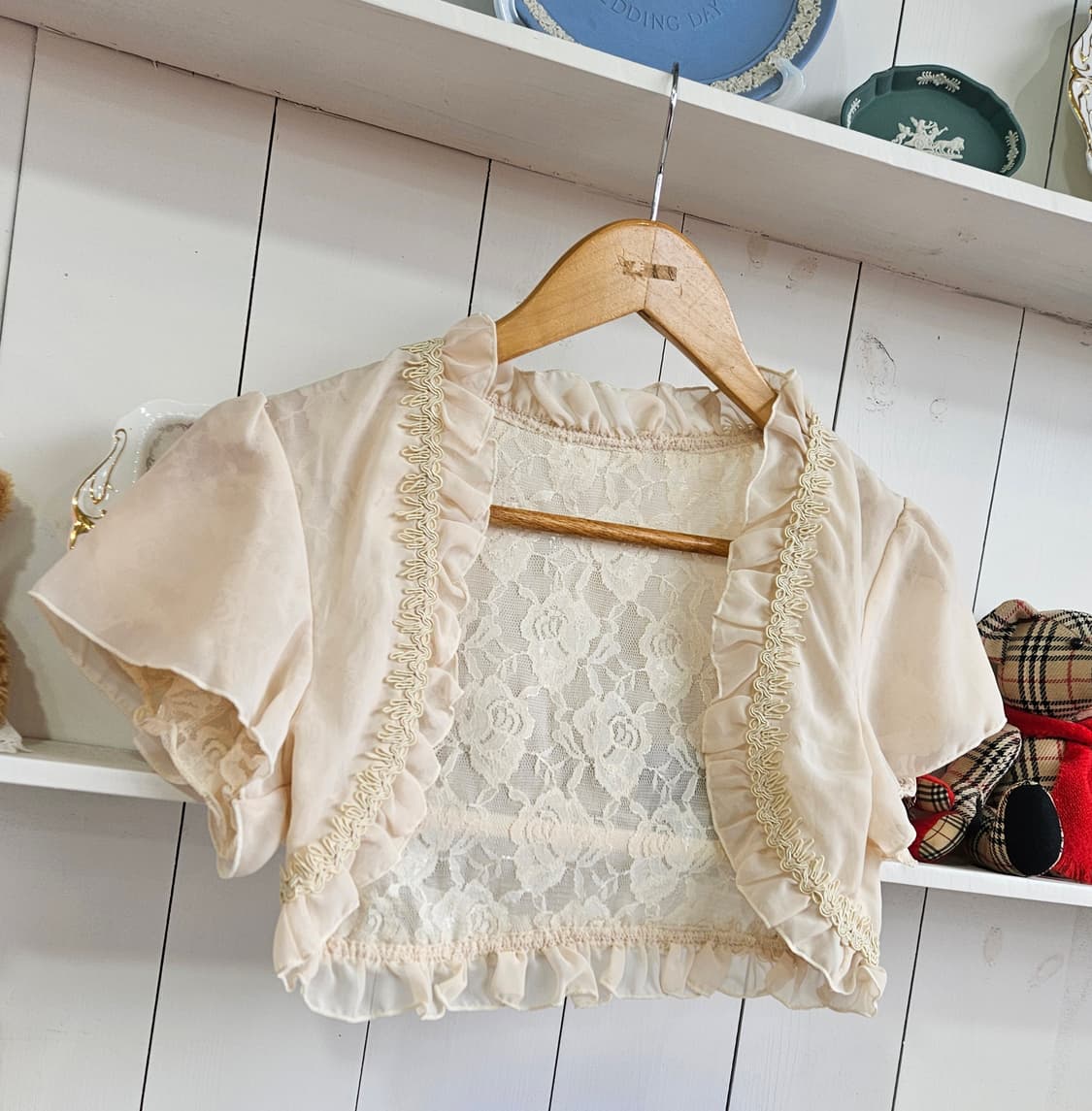 러블리 쉬폰 레이스 볼레로 상품이미지2