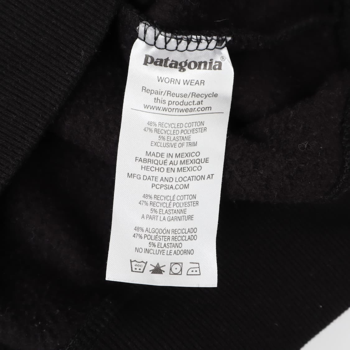 파타고니아 웨이브 로고 오가닉 후드티 상품이미지9