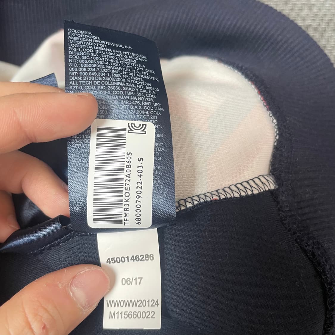 타미힐피거 플래그패턴 시스루 맨투맨 S 상품이미지9