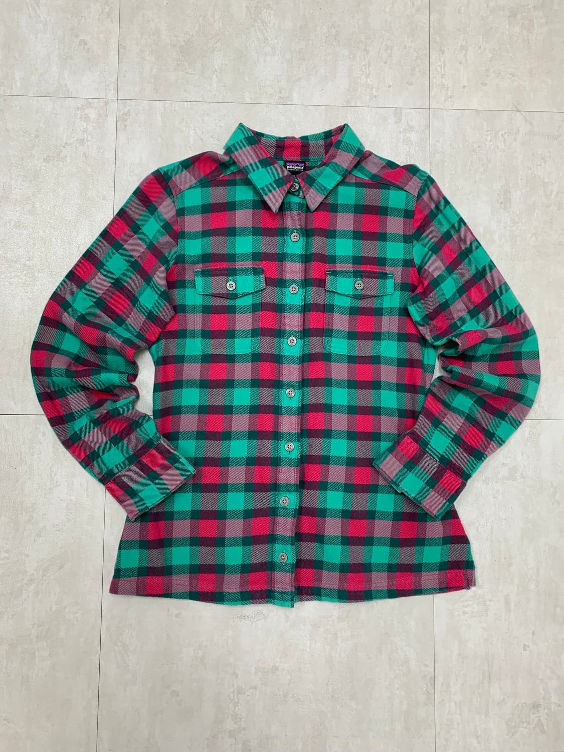 파타고니아 체크 패턴 셔츠 #670 상품이미지1