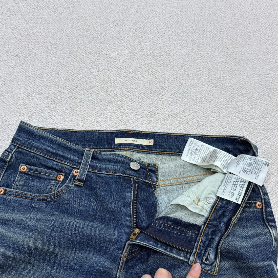 W26 리바이스 스트레이트 데님 팬츠 0427E 상품이미지4