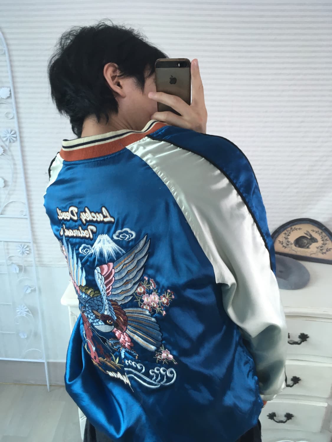 빈티지 양면 데빌 스카쟌 y2k 스트릿 갸루 펑키 일본빈티지712 상품이미지8