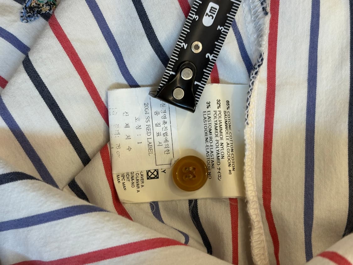 비비안 웨스트우드 레드라벨 스트라이프 셔츠 상품이미지5