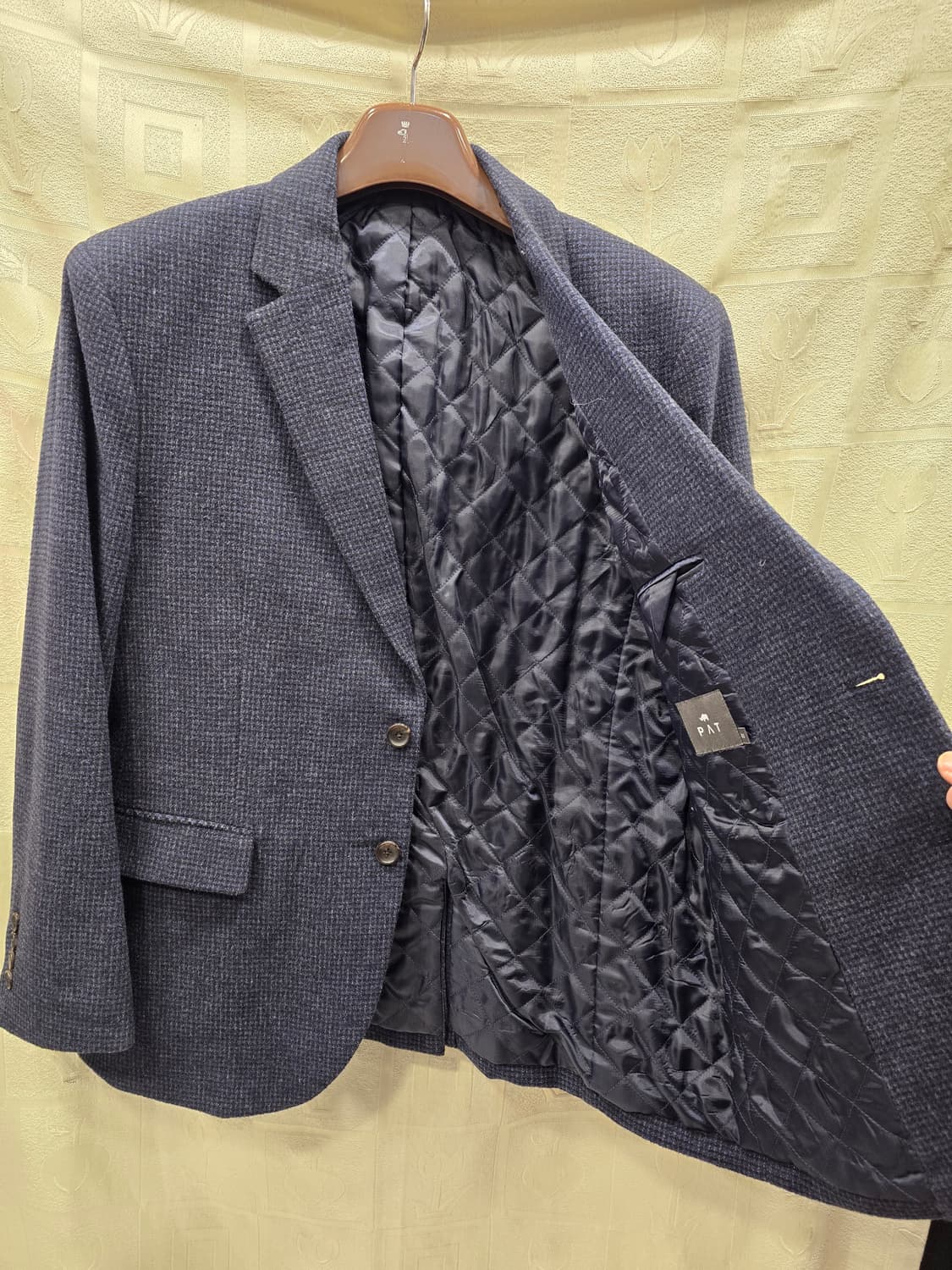 PAT 남성 모혼방 블레이저 자켓 네이비 100 상품이미지6