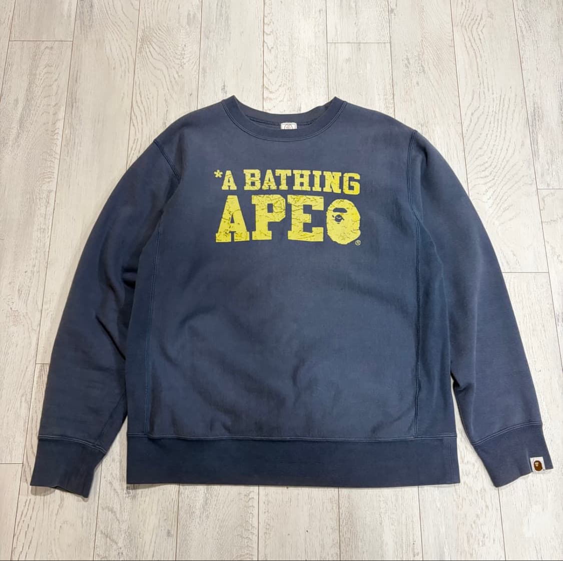 90s 베이프 리버스위브 스웻셔츠 맨투맨 상품이미지1