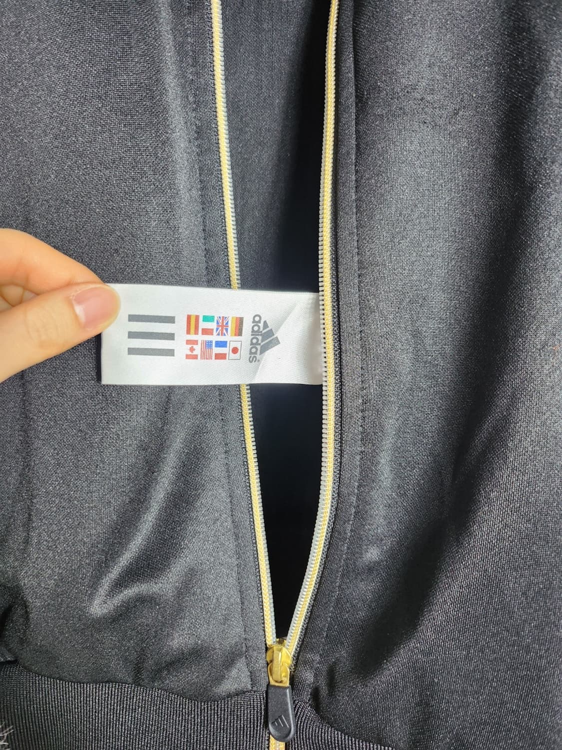 아디다스 빈티지 골드 라인 트랙탑 져지 상품이미지4