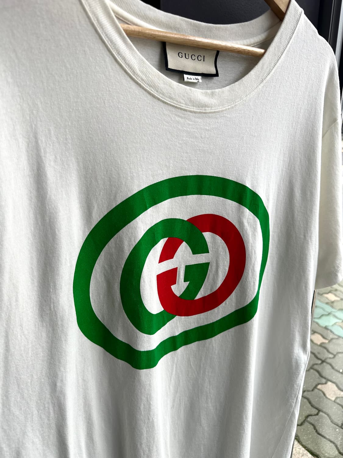 M/ 구찌 인터로킹 라운드 반팔 상품이미지5
