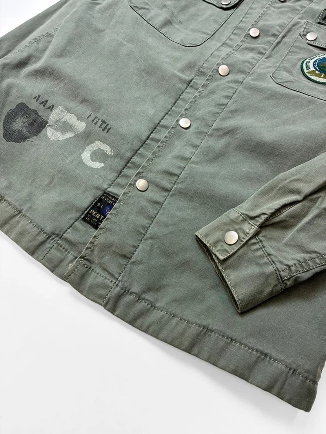 블랙라벨 펜타곤 00s 밀리터리 야상 셔츠 PN5074 상품이미지4