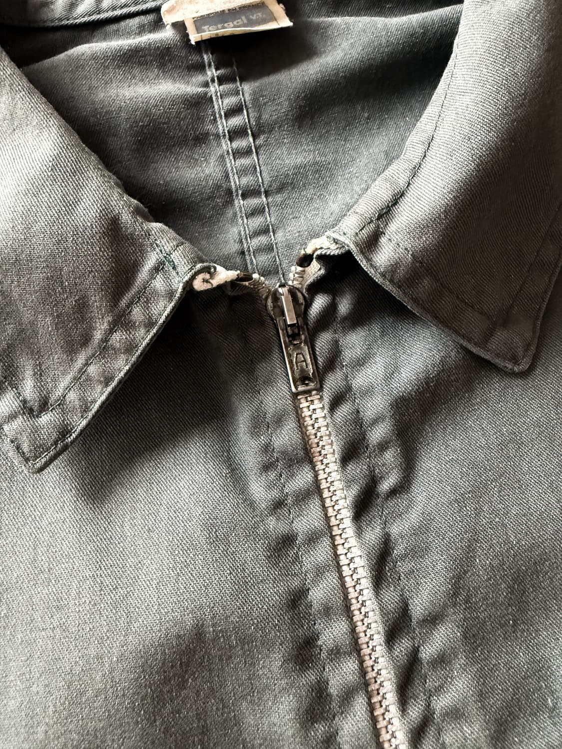 80s French Vintage Tergal Work Jacket 상품이미지8
