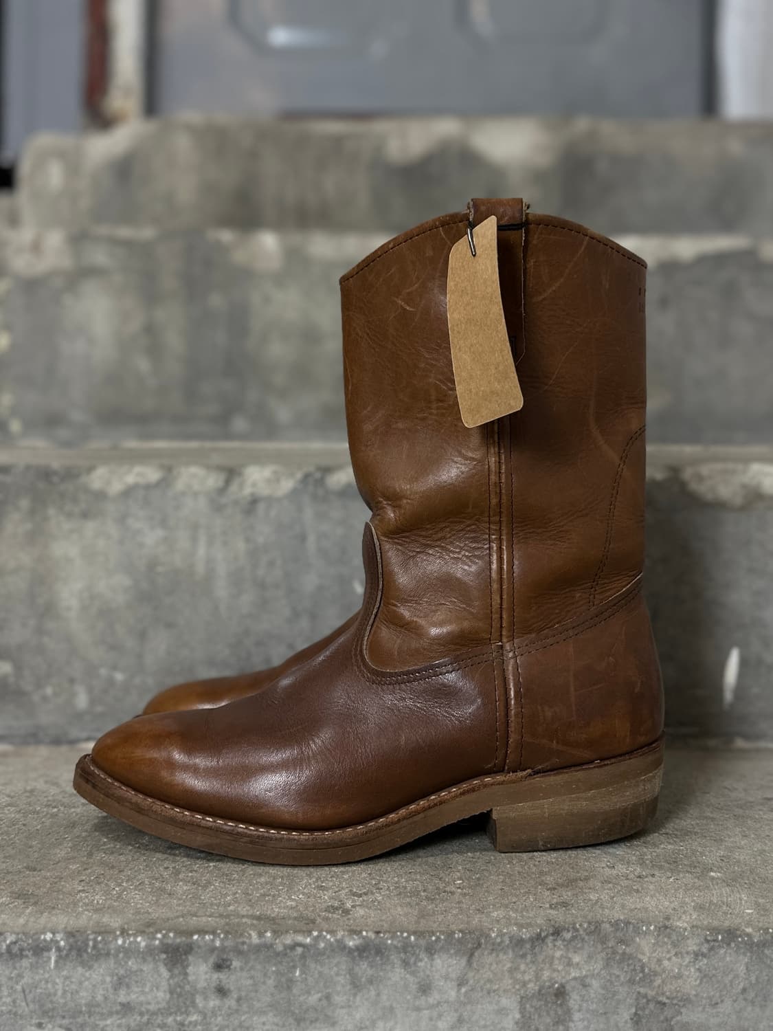 80's OG USA Made 레드윙 1155 페코스 웨스턴 부츠 상품이미지5