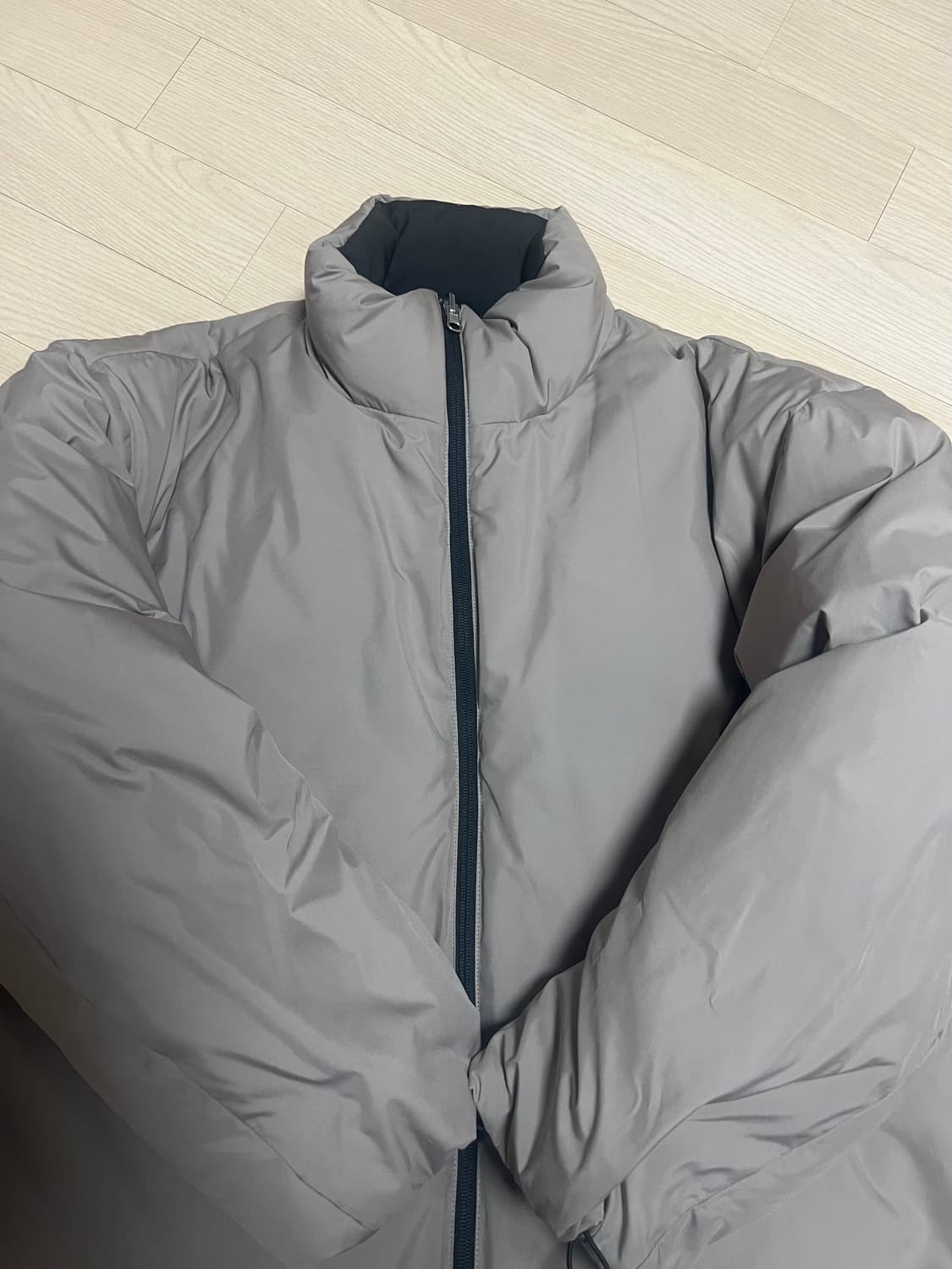 아모멘토 리버시블 다운 푸퍼 패딩 L 상품이미지2