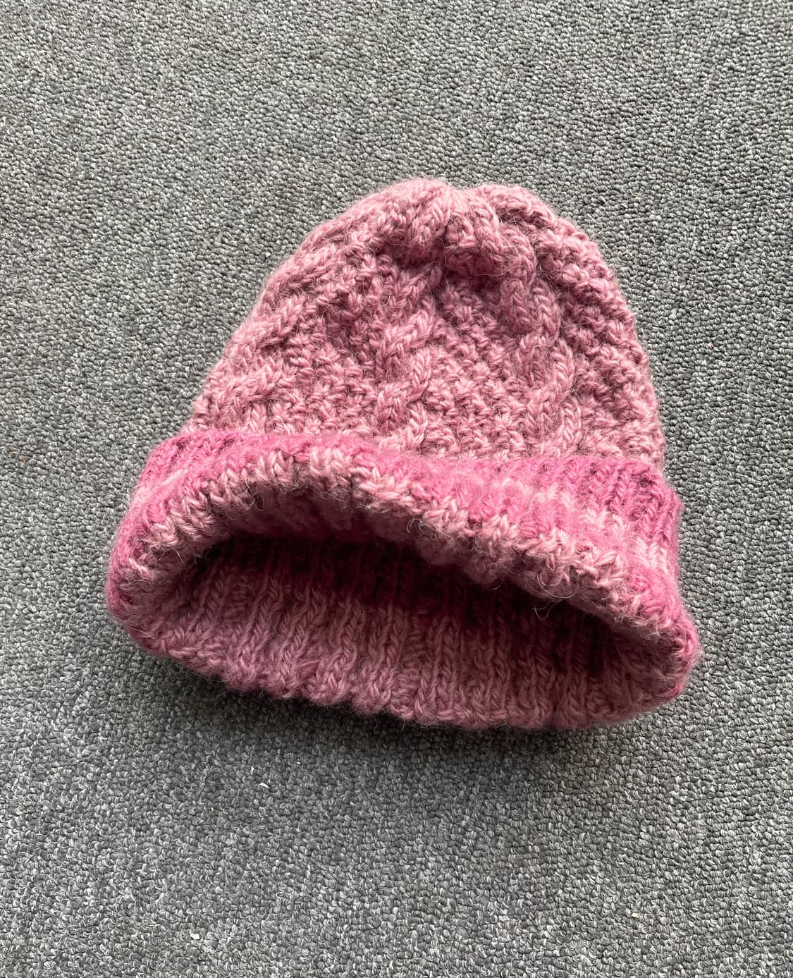 Pink knit beanie 상품이미지1