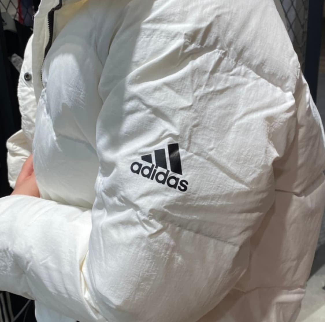 아디다스 빅 배플 다운패딩 L 상품이미지7