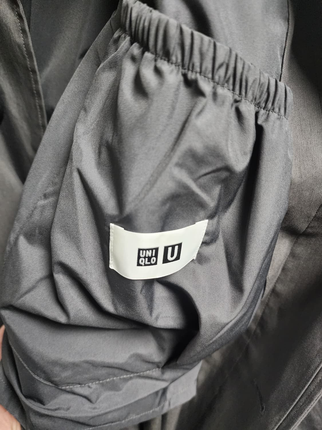 새제품 L) 유니클로U 24FW 오버사이즈 싱글브레스트 코트 상품이미지6