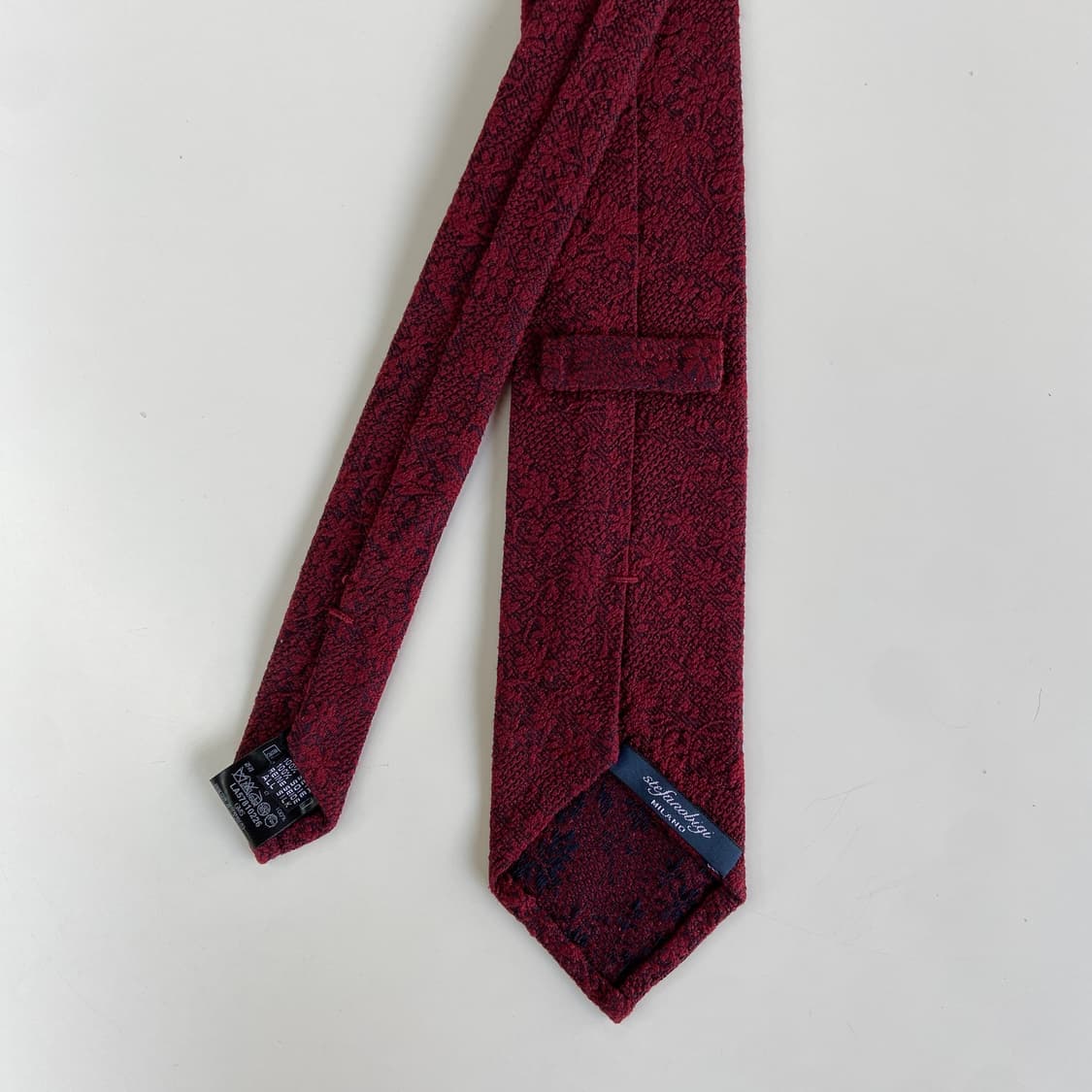 스테파노 비지 Stefano bigi 명품 정품 넥타이 7.8cm 상품이미지3