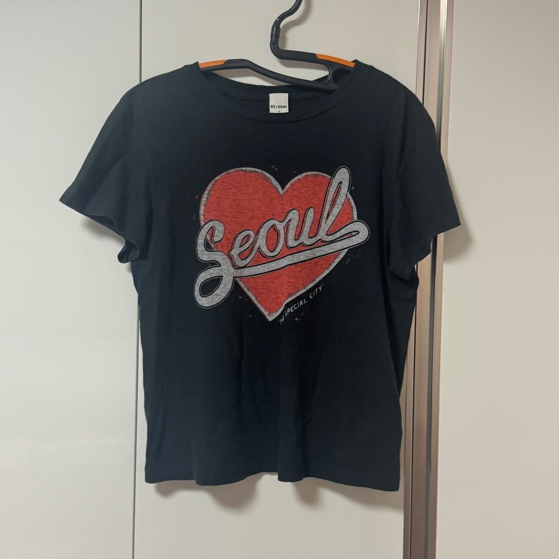REDONE 서울 하트 반팔티셔츠 상품이미지1