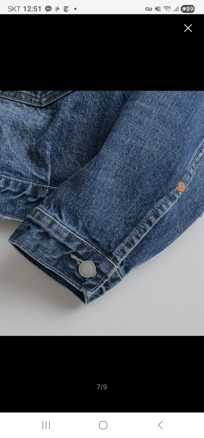 비헤비어 TYPE-1 데님 트러커 자켓 새상품 상품이미지8