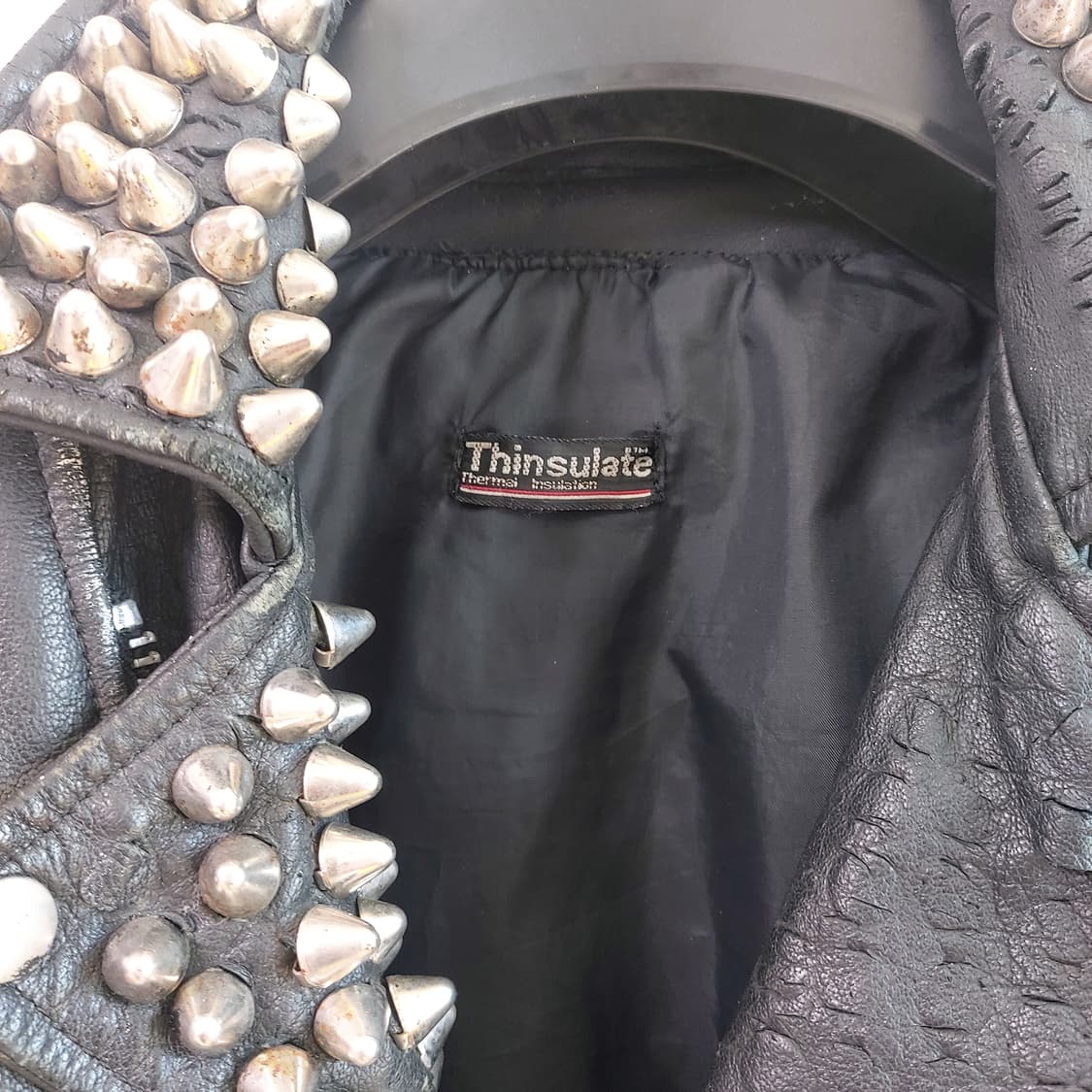 아메리칸 빈티지 펑크 레더자켓 상품이미지3