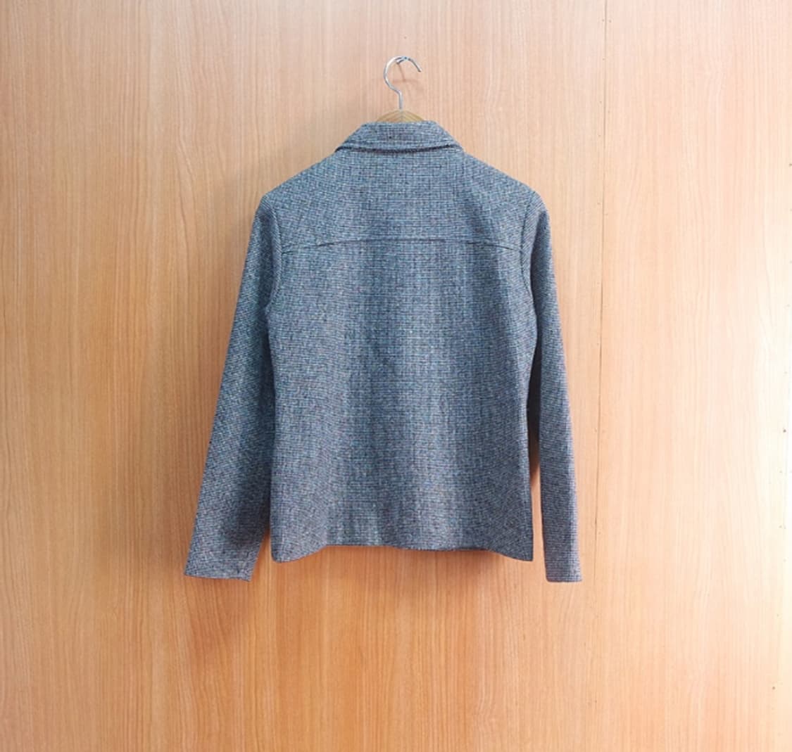 트위드 카라 울 92% 자켓 상품이미지5