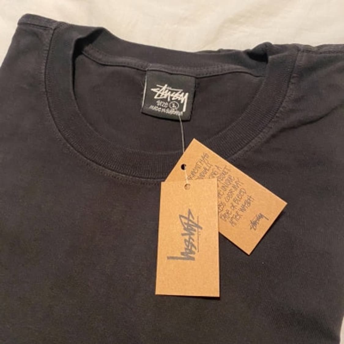 (새상품)스투시 왕관 피그먼트 반팔티 상품이미지3