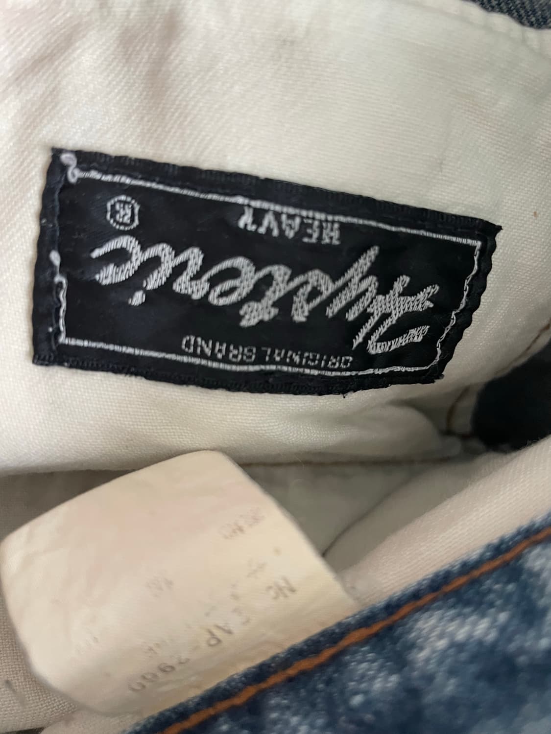 히스테릭글래머 데님 플레어 카고 팬츠 상품이미지8