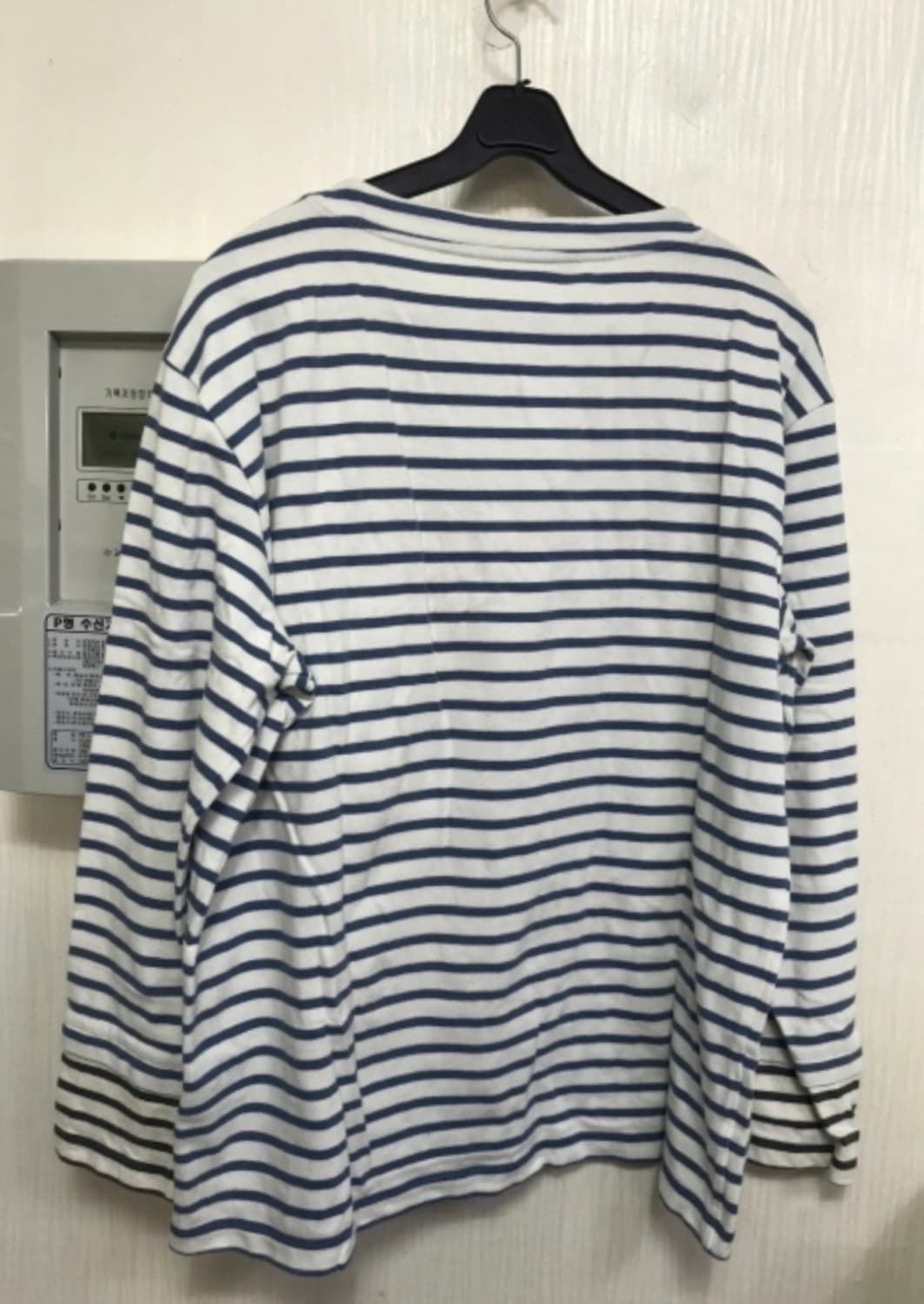 SYSTEM 시스템 남성 스트라이프 긴팔티 상품이미지2