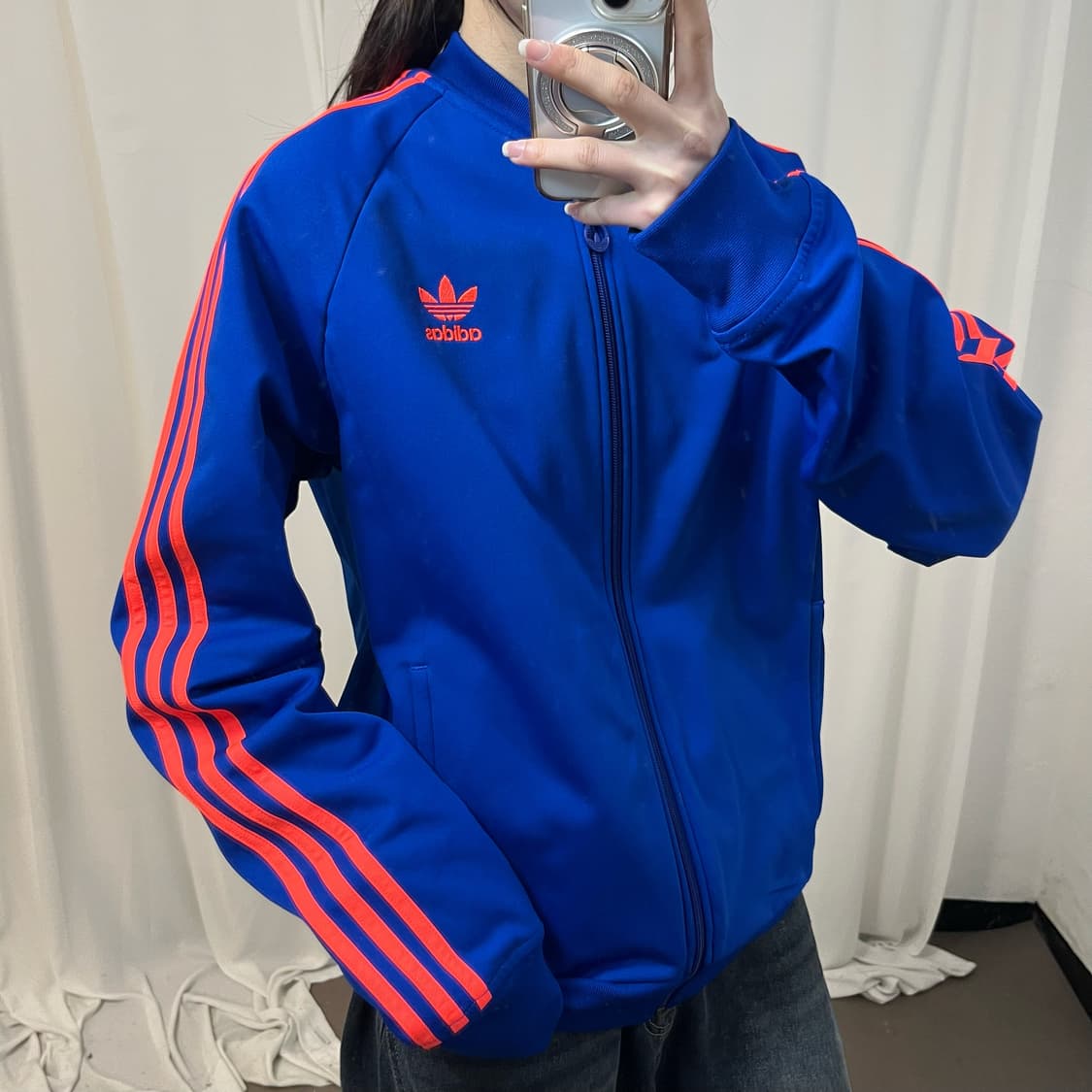Adidas blue Superstar jersey 상품이미지3