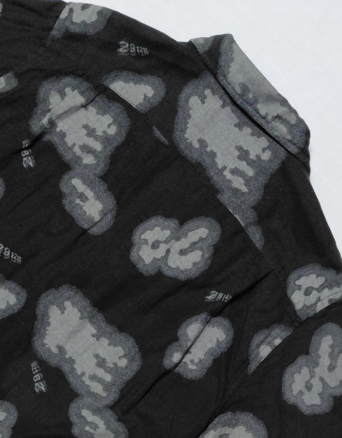 [291295=HOMME] 아카이브 쉐도우 클라우드 패턴 반팔 셔츠 상품이미지9