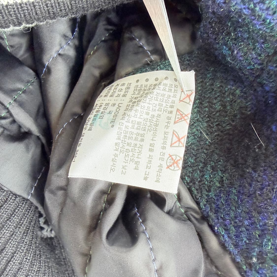 라코스테 양가죽 바시티 자켓 상품이미지7