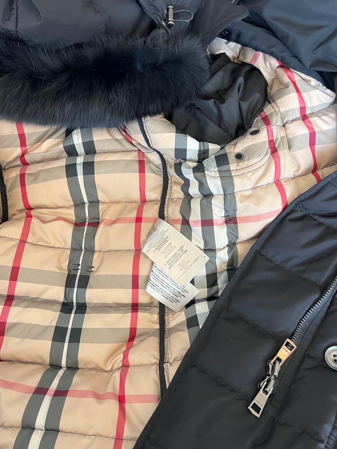 버버리 여성 블랙 트렌치패딩점퍼 다운패딩점퍼 상품이미지8