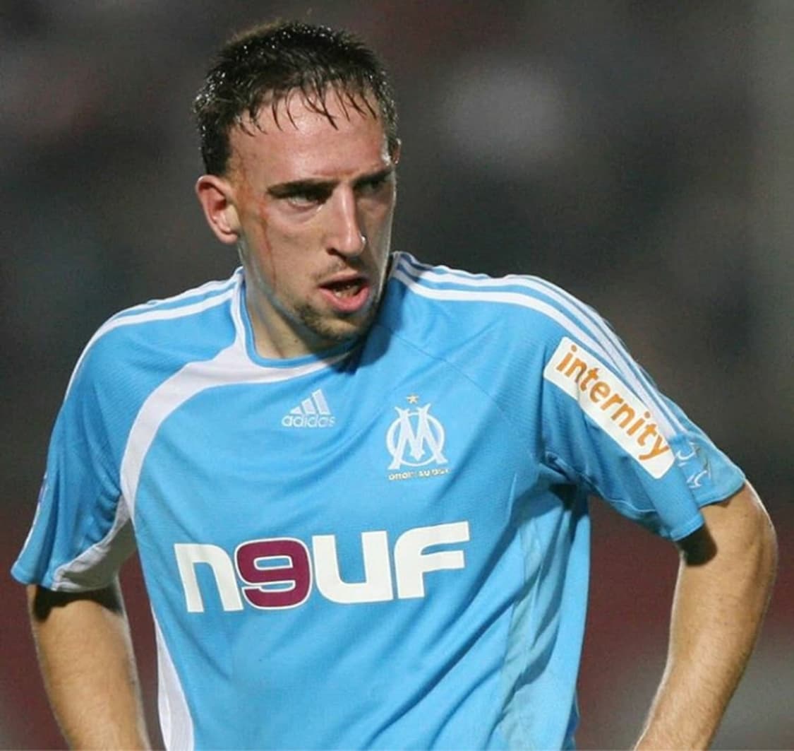 ♤필독♤ Feat 프랭크 리베리 06/07 올림피크 마르세유 어웨이 L 상품이미지1