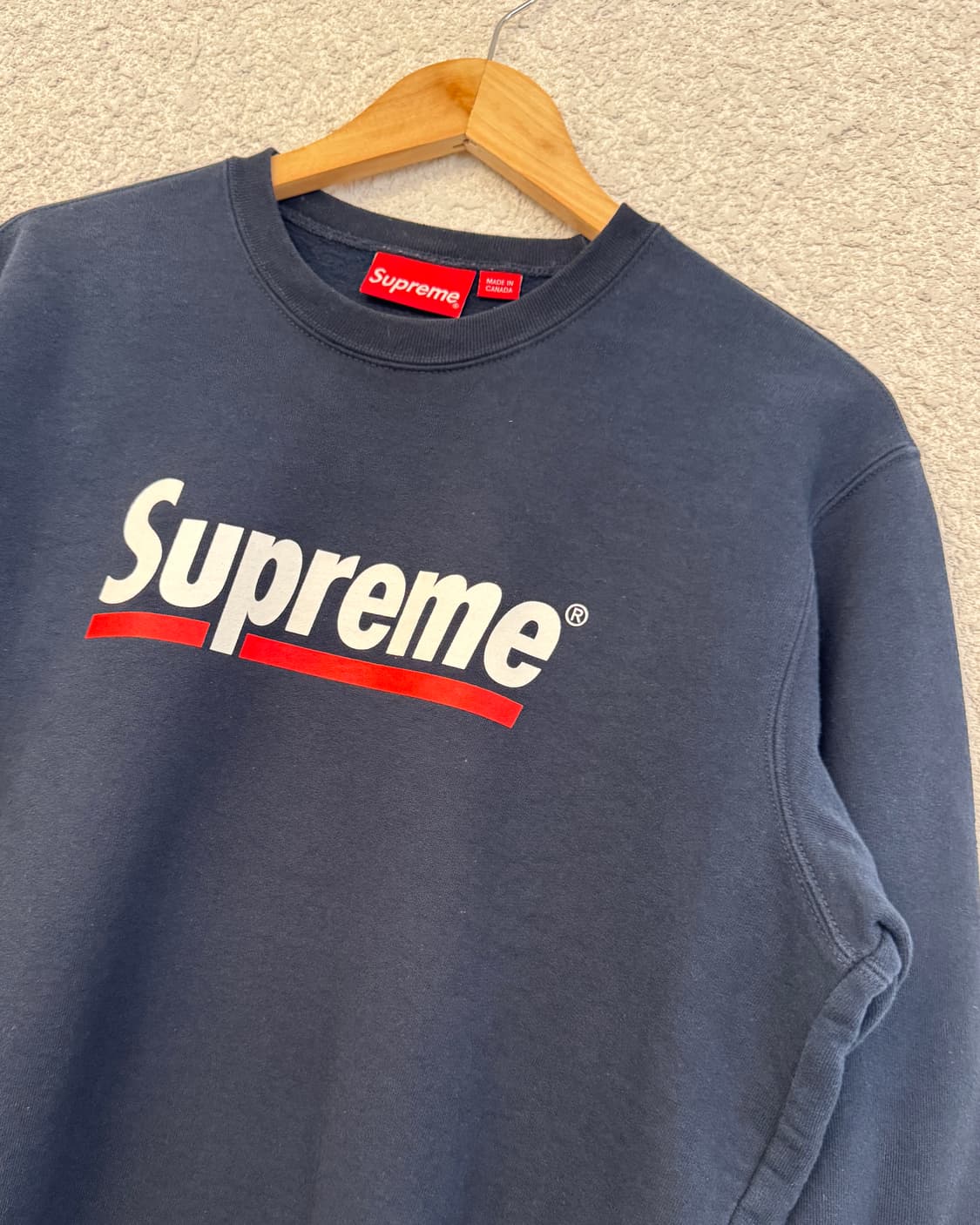 슈프림 언더라인 크루넥 20ss 상품이미지3