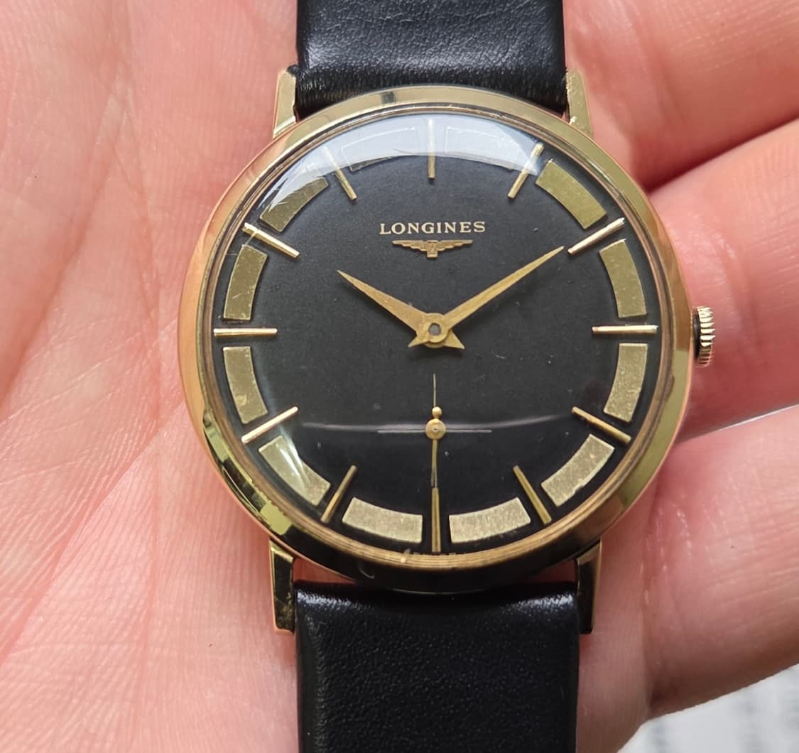 레어] 빈티지 론진 독립초침 황금날개 칼침핸즈 23Z 인하우스 수동 메커 상품이미지4