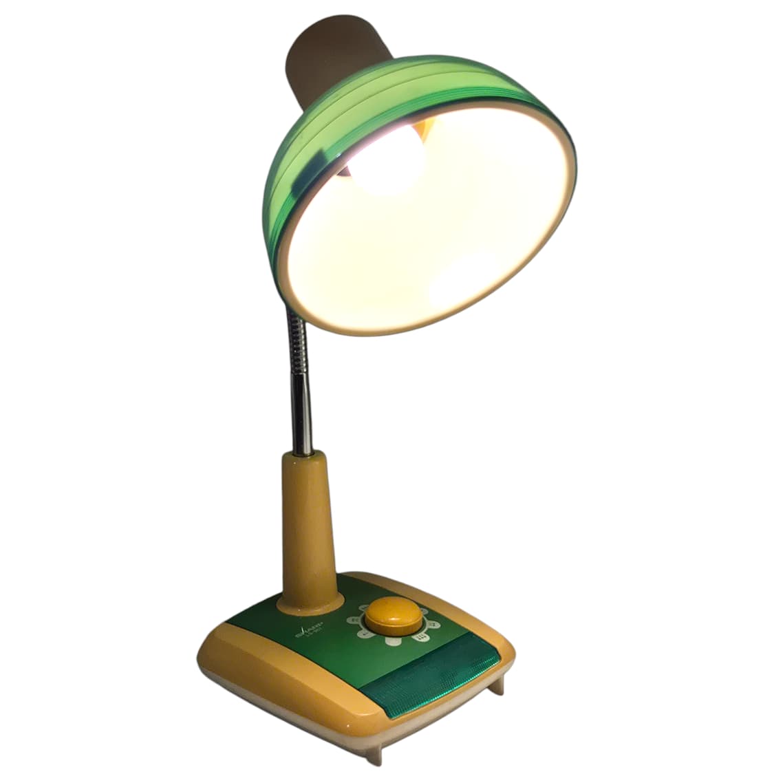 80s 샤프 레트로 그린 데스크 조광 램프 상품이미지2