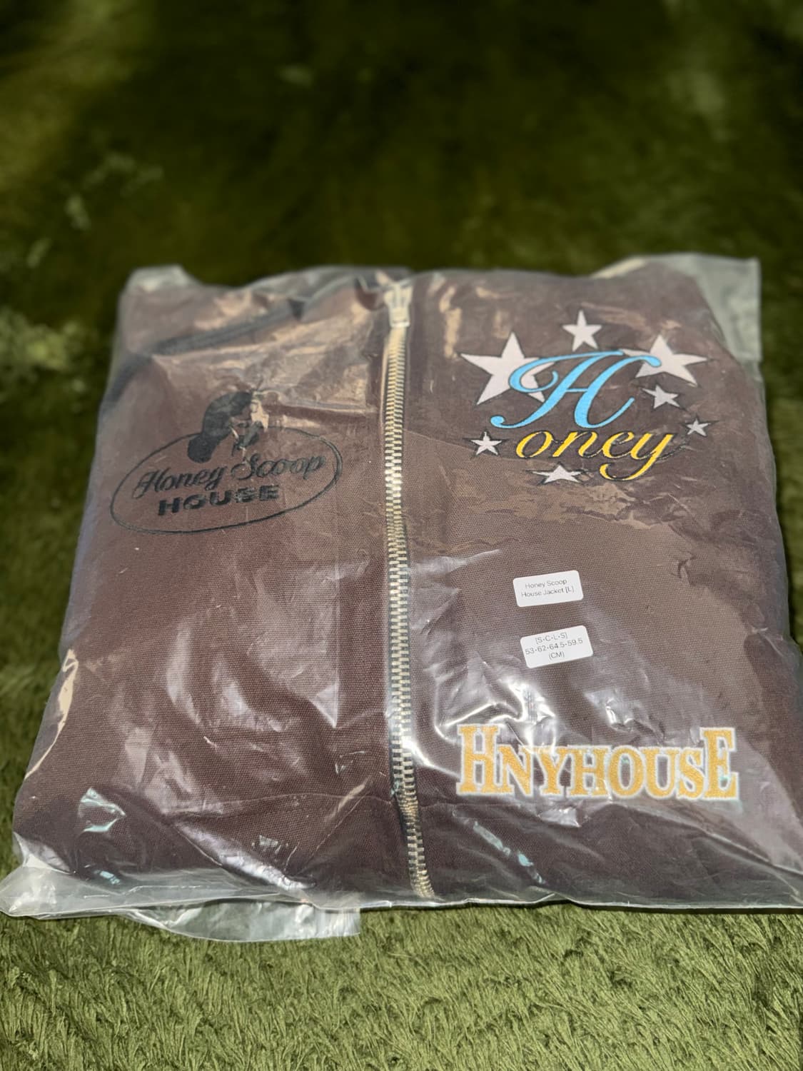 [L] 허니스쿱하우스 퀼티드 캔버스 후드 자켓 브라운 상품이미지9