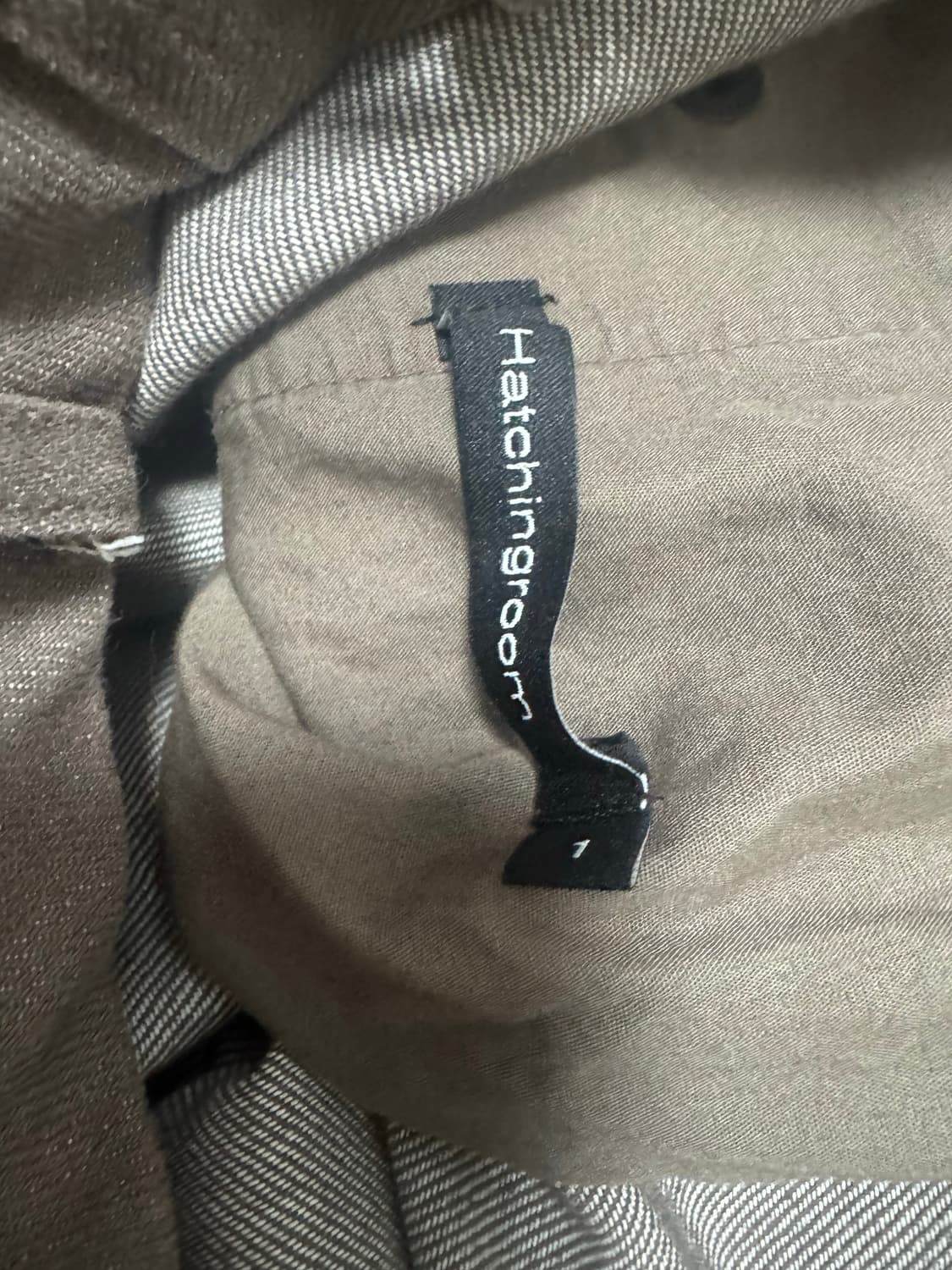 [1] 해칭룸 스노우 진 워시드 브라운 상품이미지3