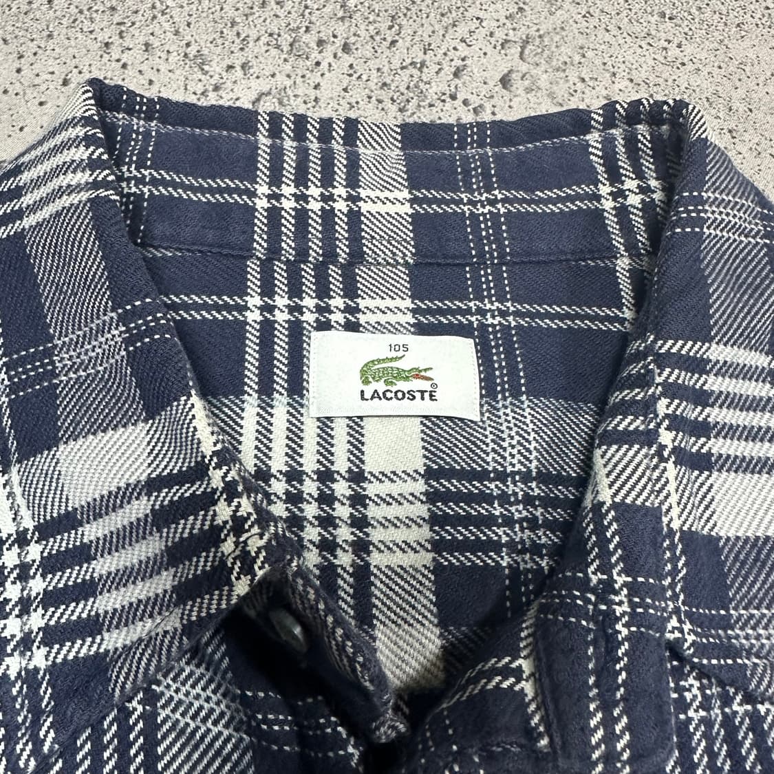 ✨ (바배) 라코스테 체크 남방 셔츠 상품이미지3