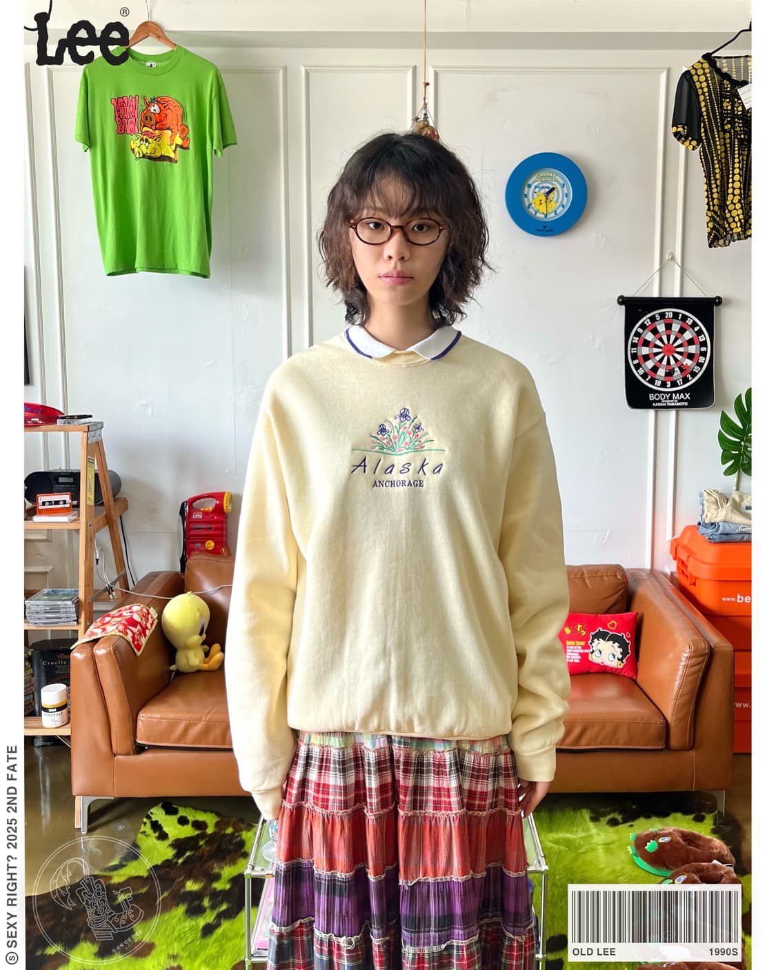 1990s Lee Vintage 'Alasca' PK Sweatshirt 상품이미지1