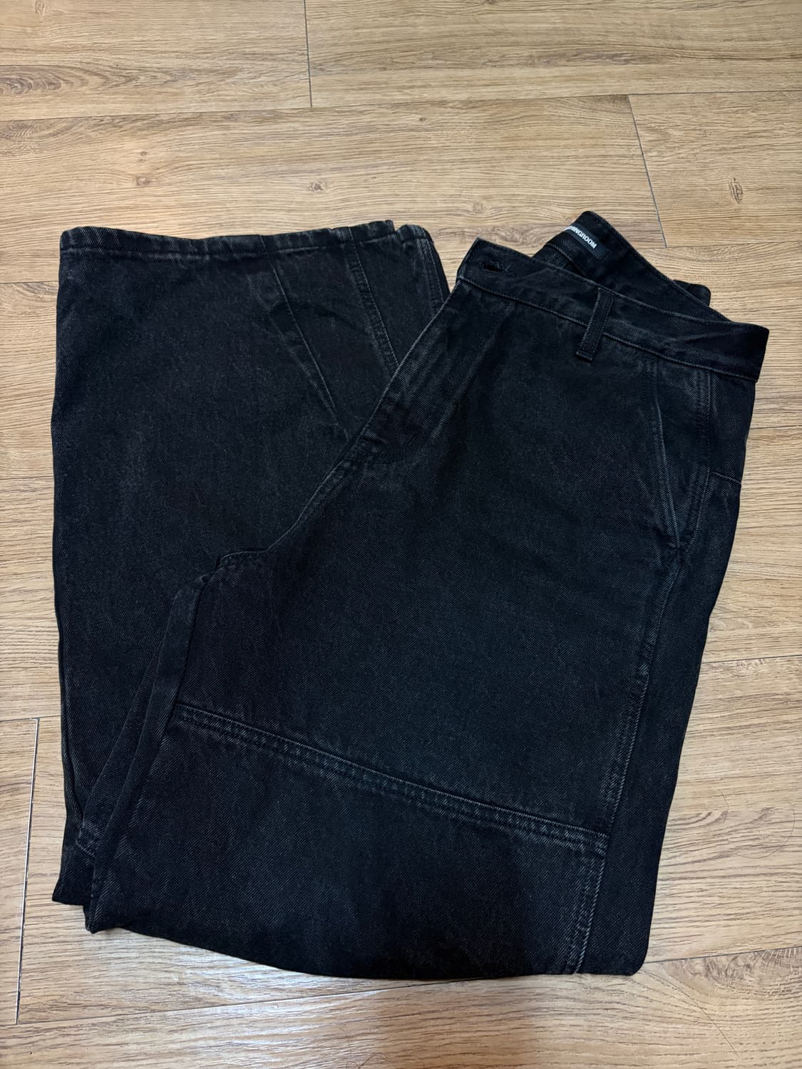 해칭룸 Wide Line Jeans Dusty Black 3사이즈 상품이미지2