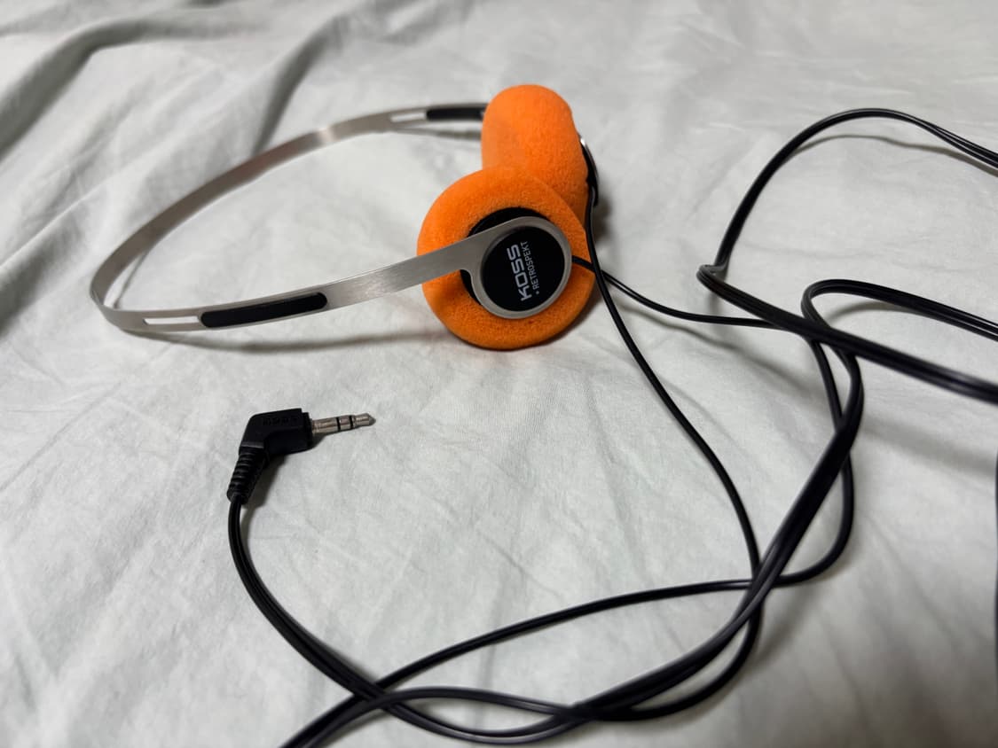 koss 오렌지 헤드셋 상품이미지2