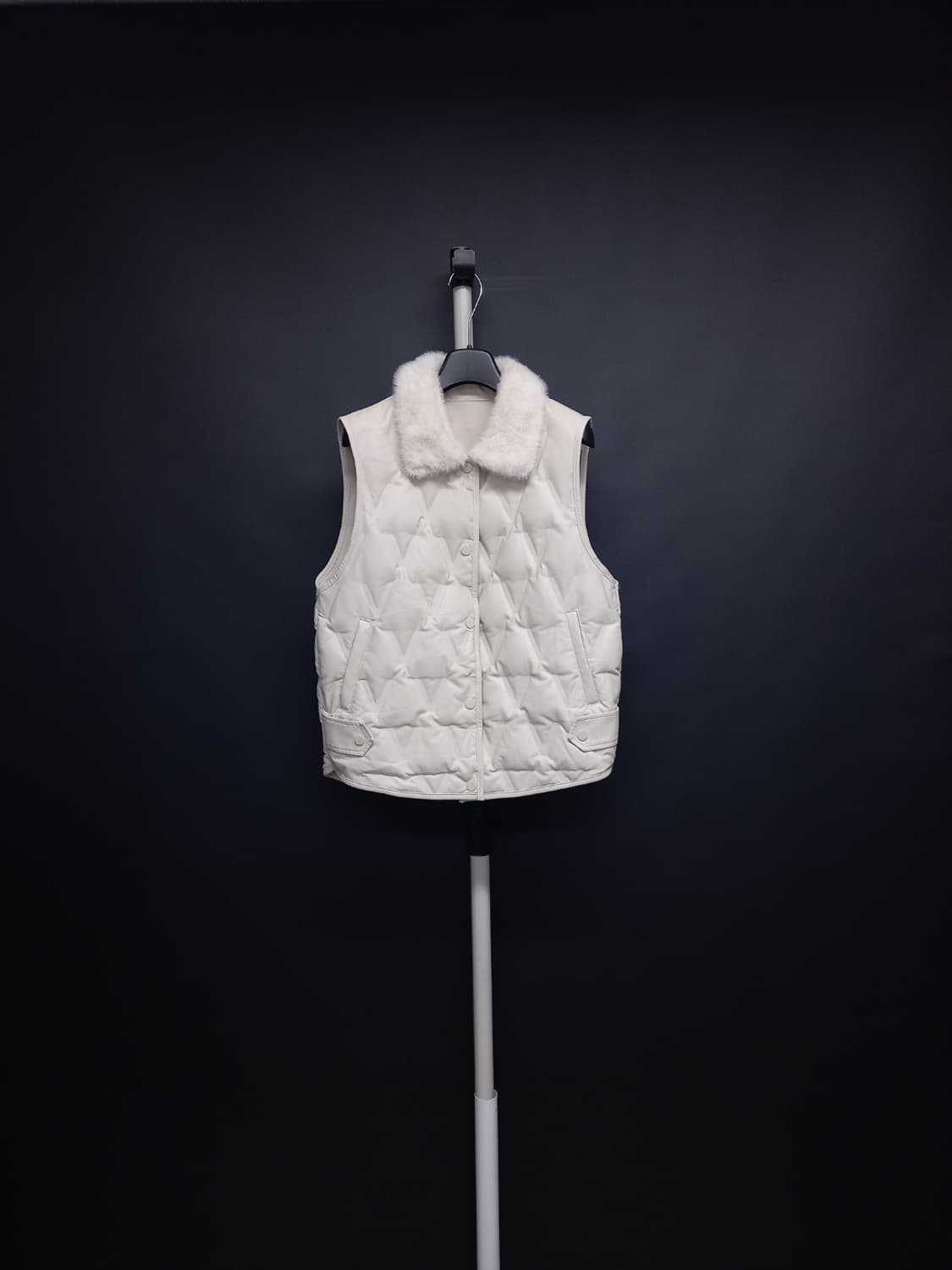 시티지 CITY GEE 퀄팅 페이크레더 베스트 66.55 상품이미지1