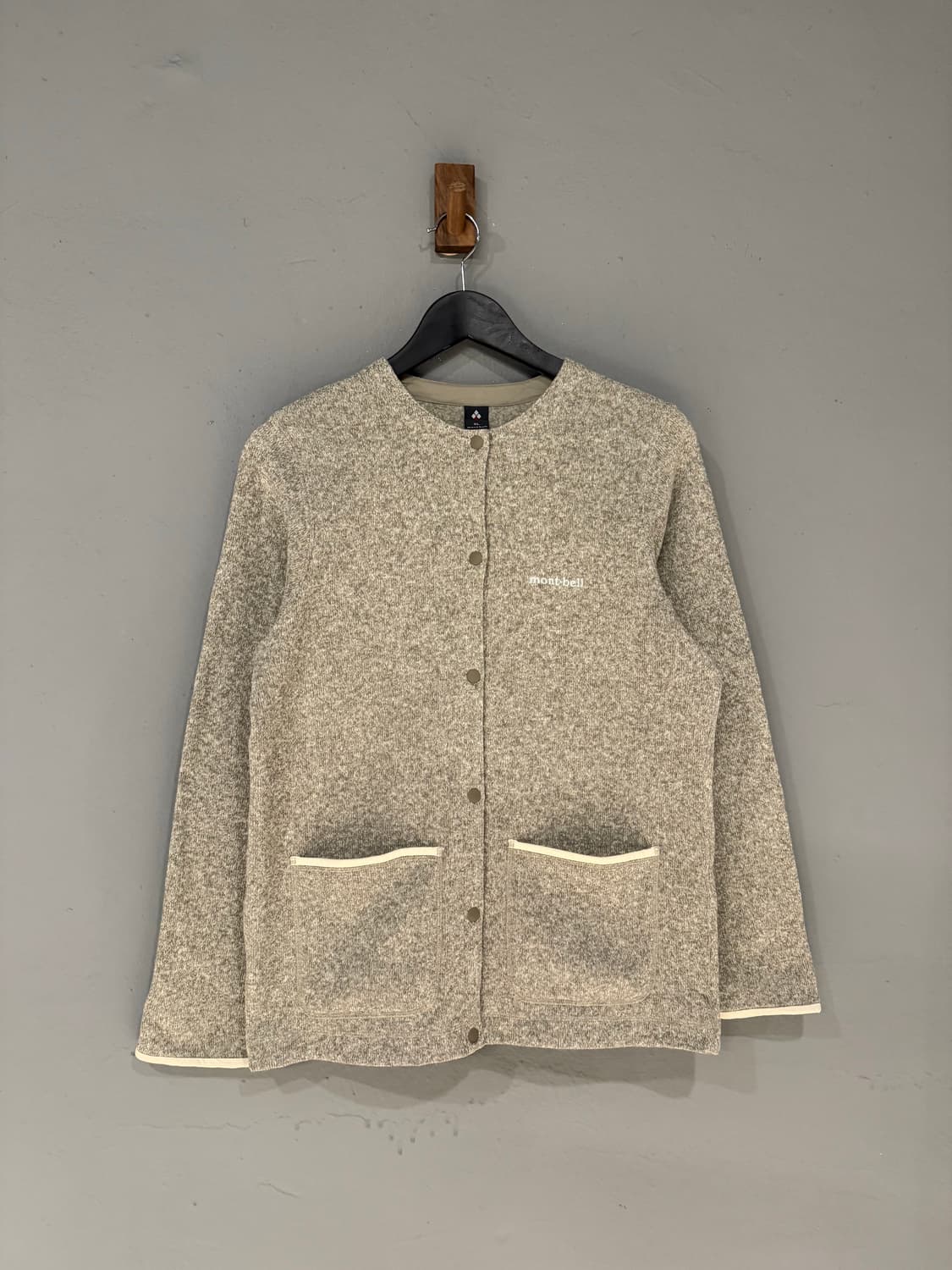 Montbell 몽벨 스냅 버튼 포켓 플리스 가디건 상품이미지1