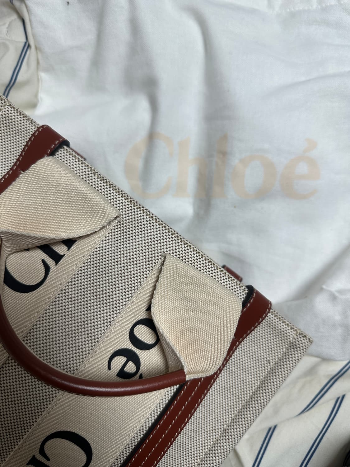 끌로에 우디백 스몰 토트백 크로스백  상품이미지7