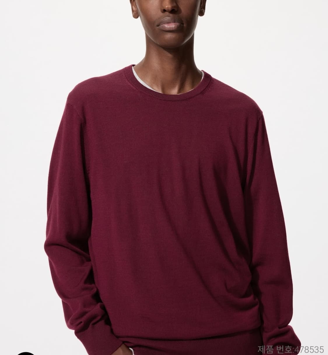 유니클로 메리노 크루넥 스웨터 상품이미지1