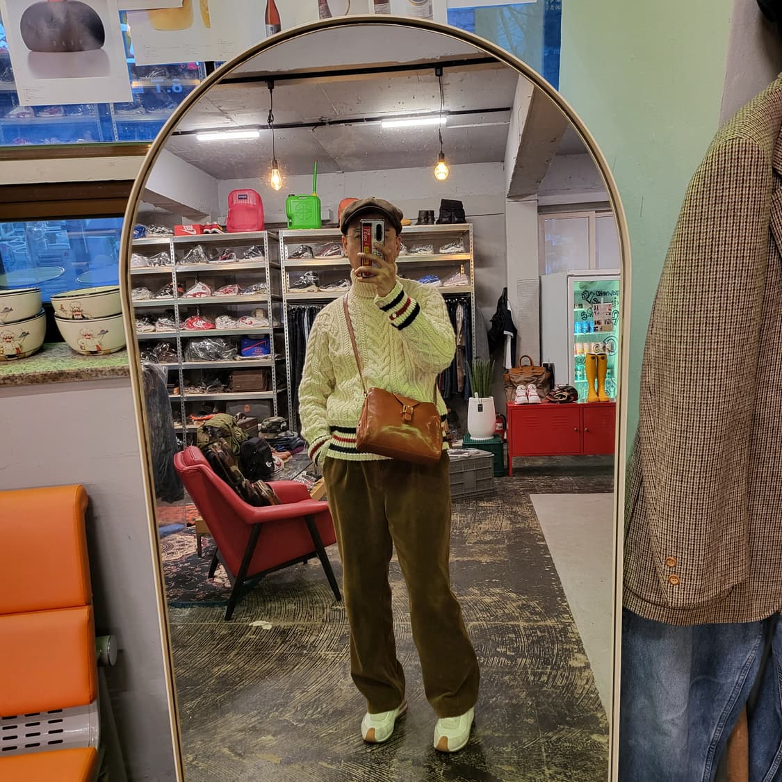 NICOLE 레더 크로스백 상품이미지2