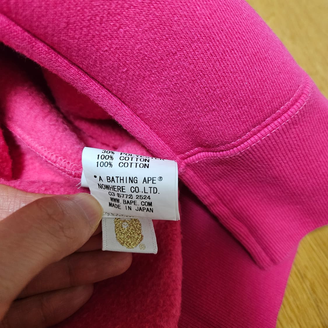 베이프 샤크 후드 집업 티셔츠 M 정품 상품이미지5