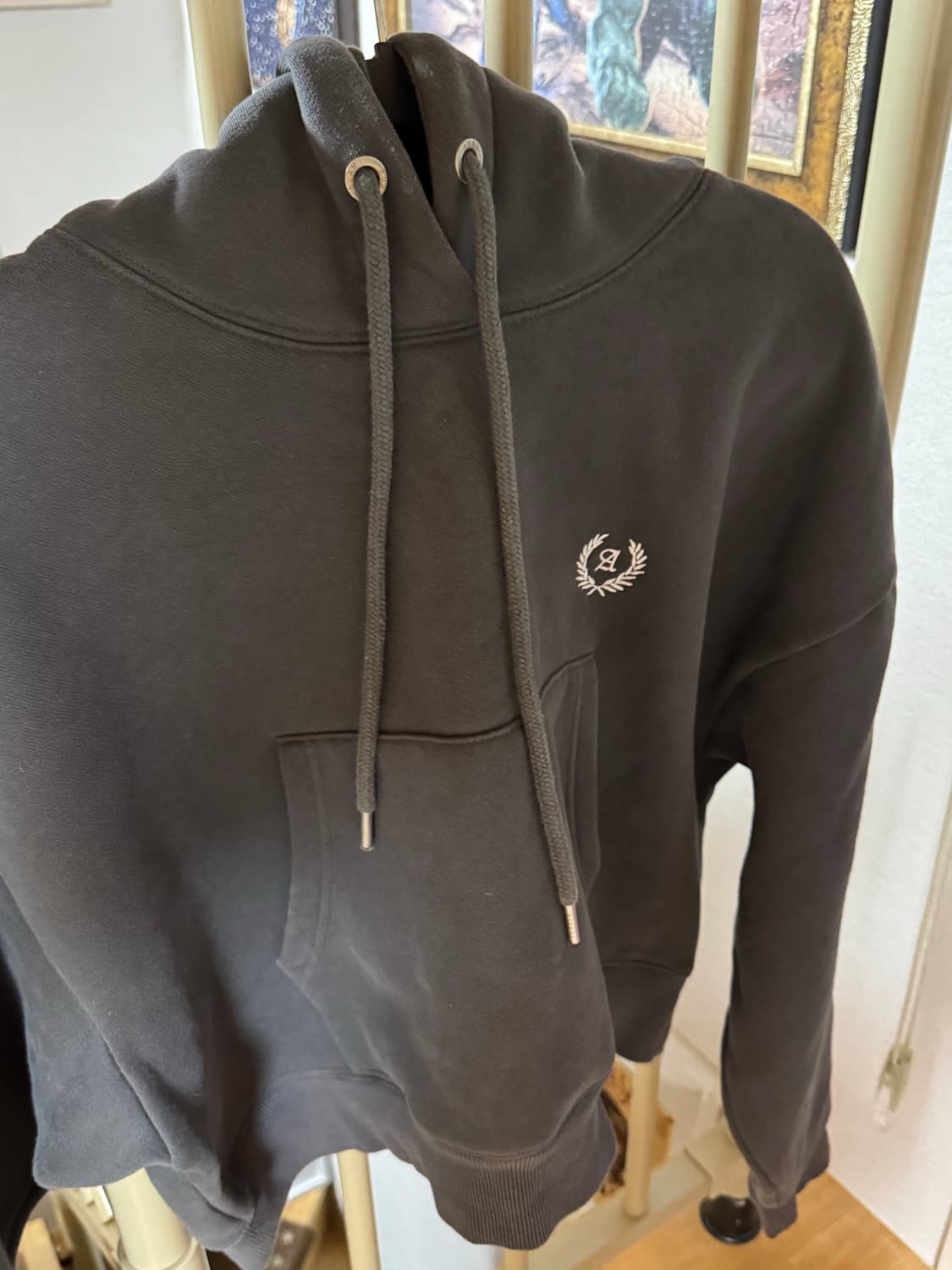 어반드레스 월계수 자수 크롭 후디 상품이미지5