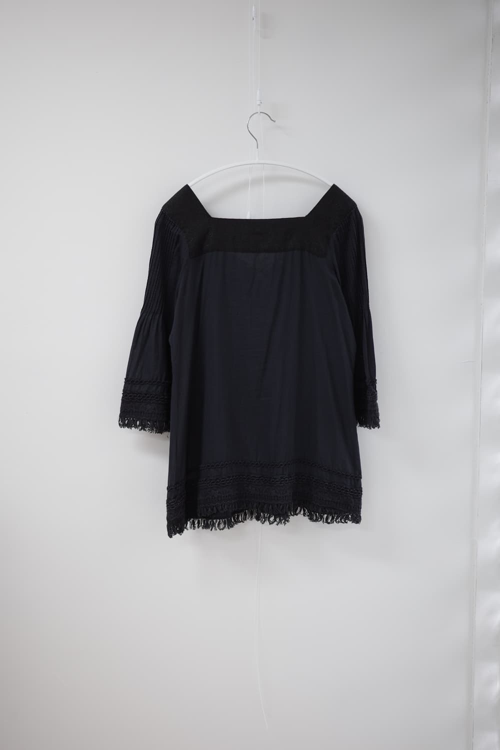 Oriental black tassel blouse 상품이미지7