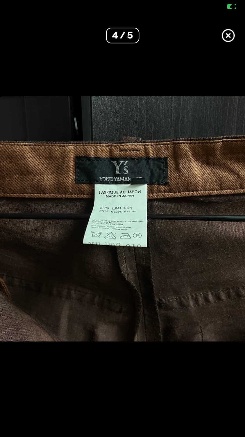 Y’s yohji ymamoto linen pants 상품이미지4
